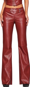 I.AM.GIA Reika Faux Leather Flare Pants