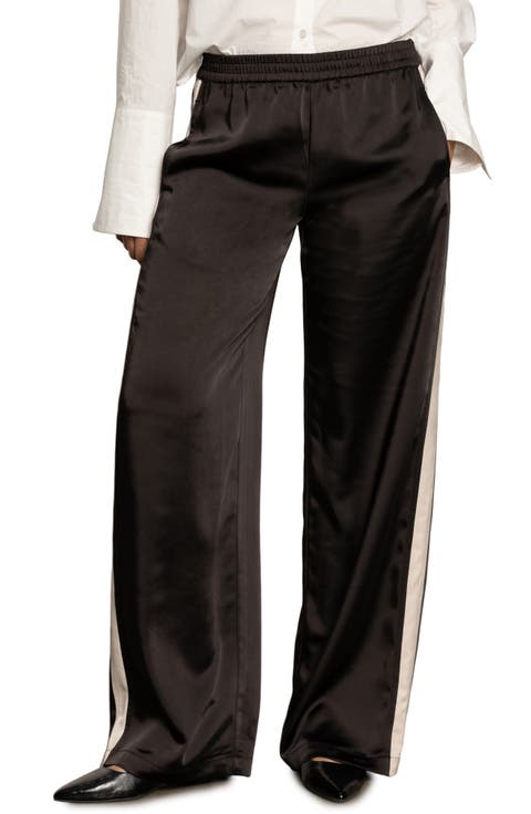 Satin Track Pants