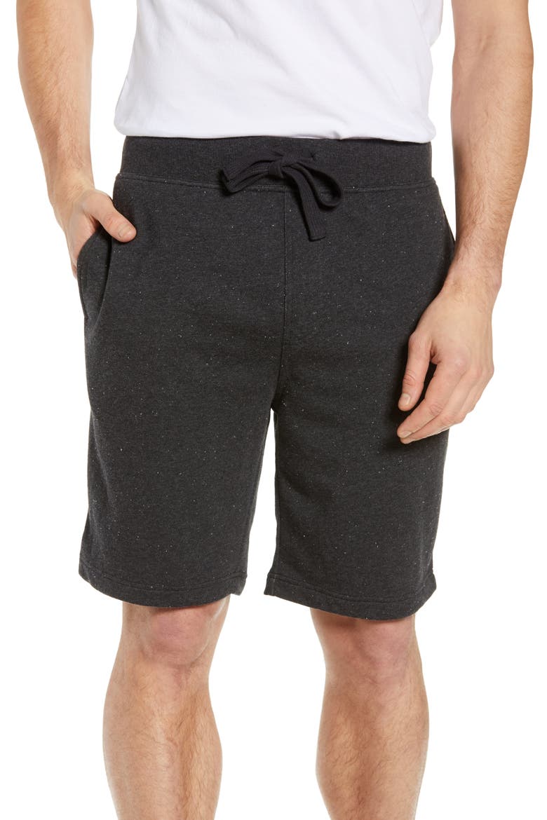 Zavier Terry Lounge Shorts, Main, color, BLACK