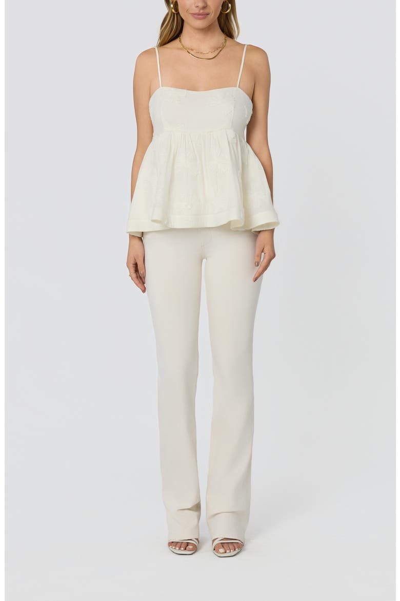Zoe Babydoll Top, Alternate, color, CREAM