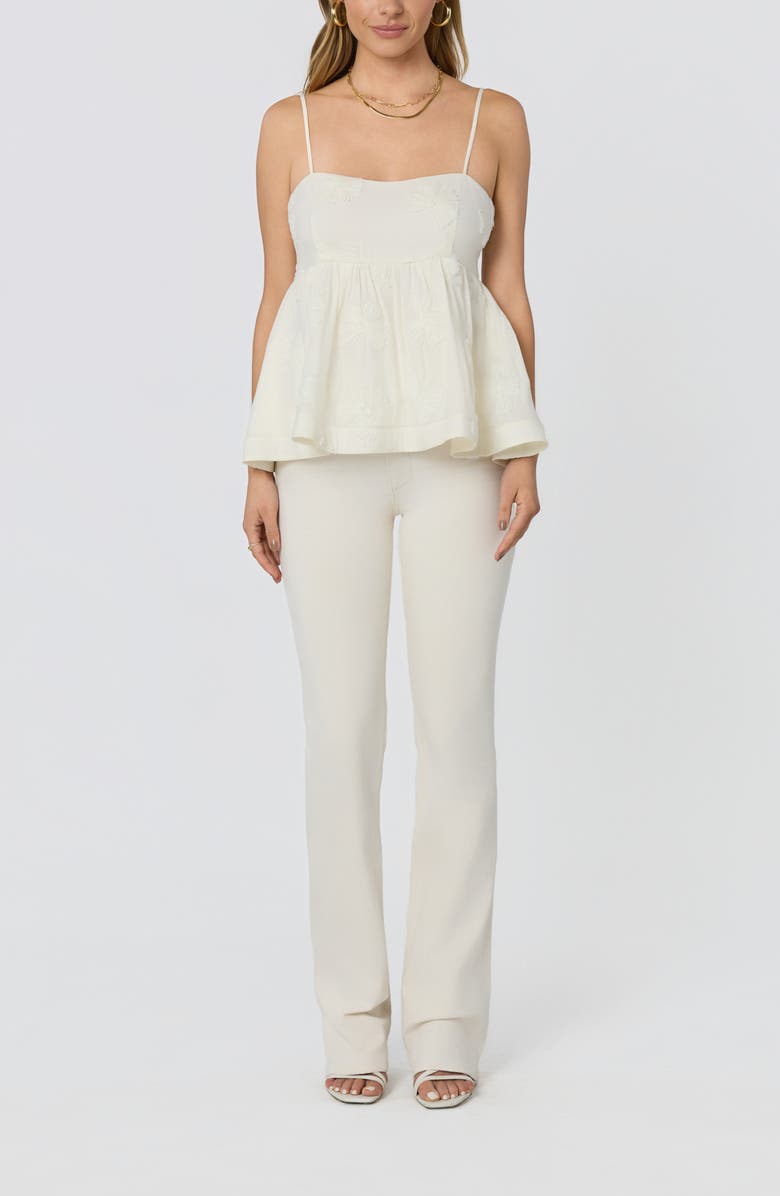 ASTR the Label Zoe Babydoll Top, Alternate, color, Cream