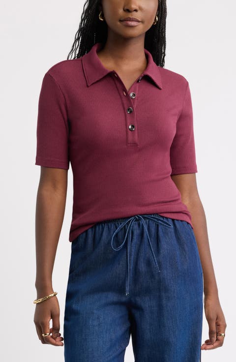 Ribbed Polo
