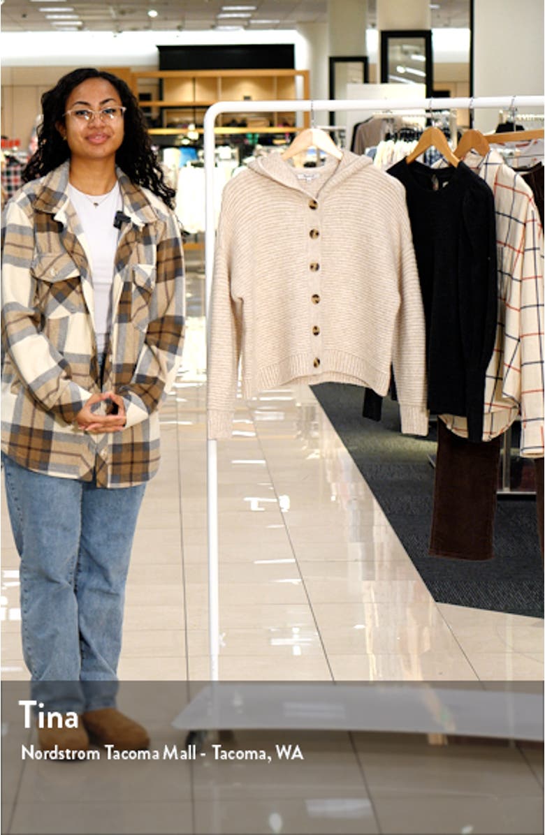 Hooded Crop Cardigan, sales video thumbnail