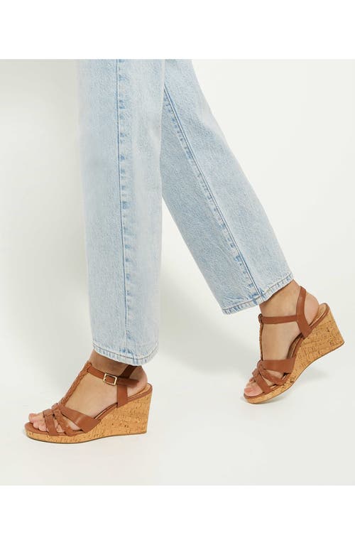 Dune London Koali Wedge Sandal In Tan