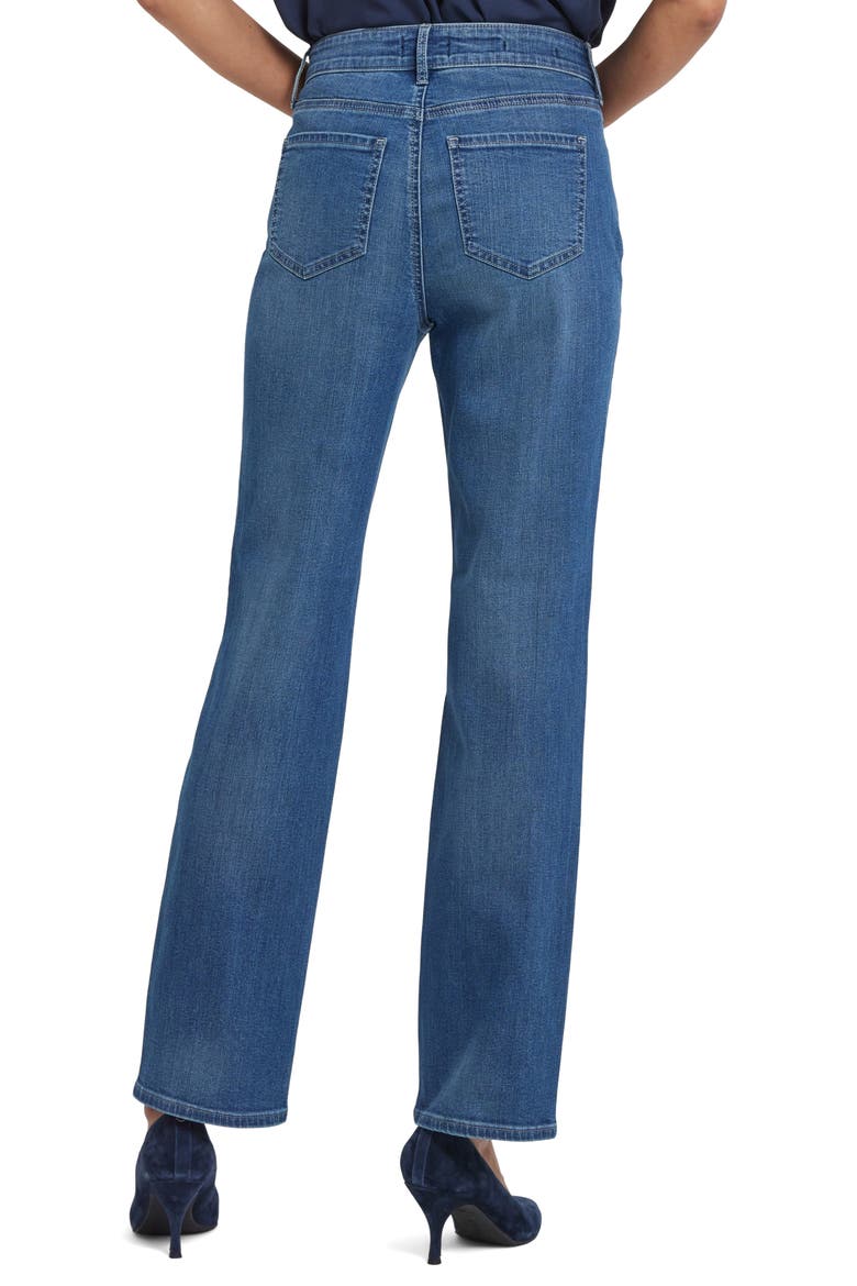 Marilyn High Waist Straight Leg Jeans, Alternate, color, LAKE NOTRE DAME