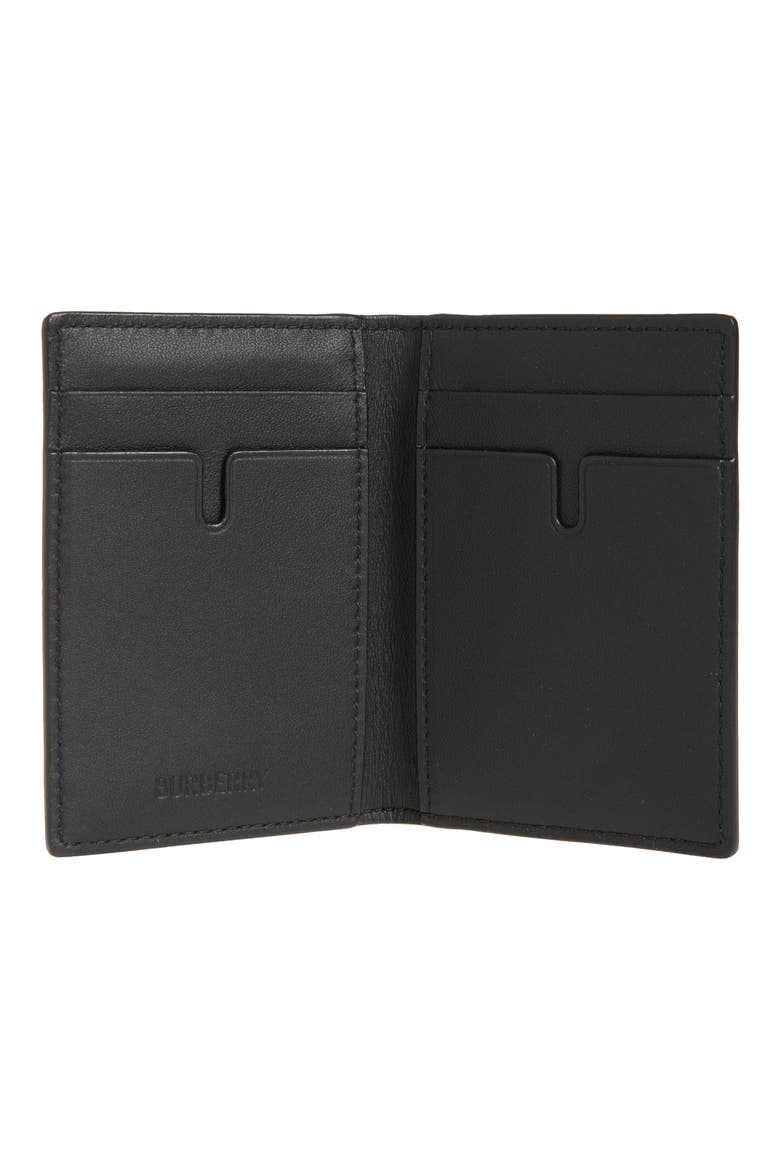 Bateman Check Coated Canvas Bifold Wallet, Alternate, color, NAVY