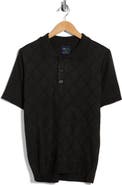 TOM BAINE Knit Polo Sweater