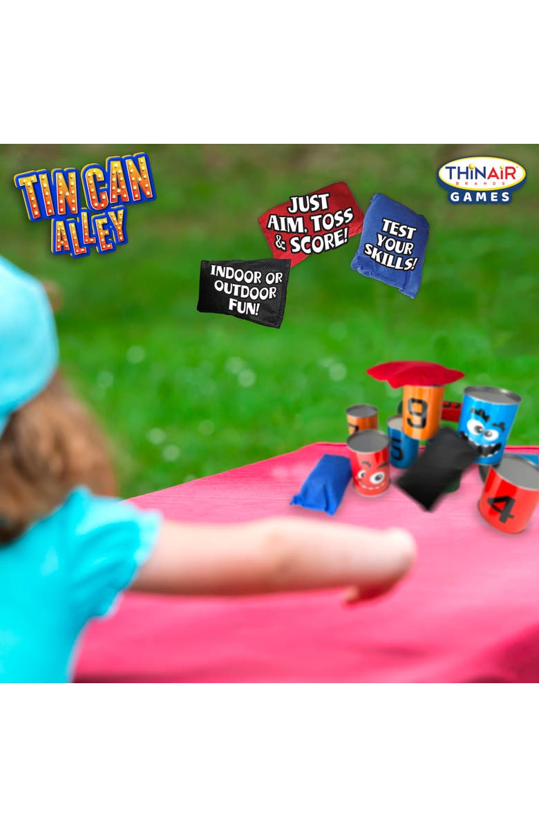 Thin Air Games Tin Can Alley, Bean Bag Toss, Alternate, color, Multicolored