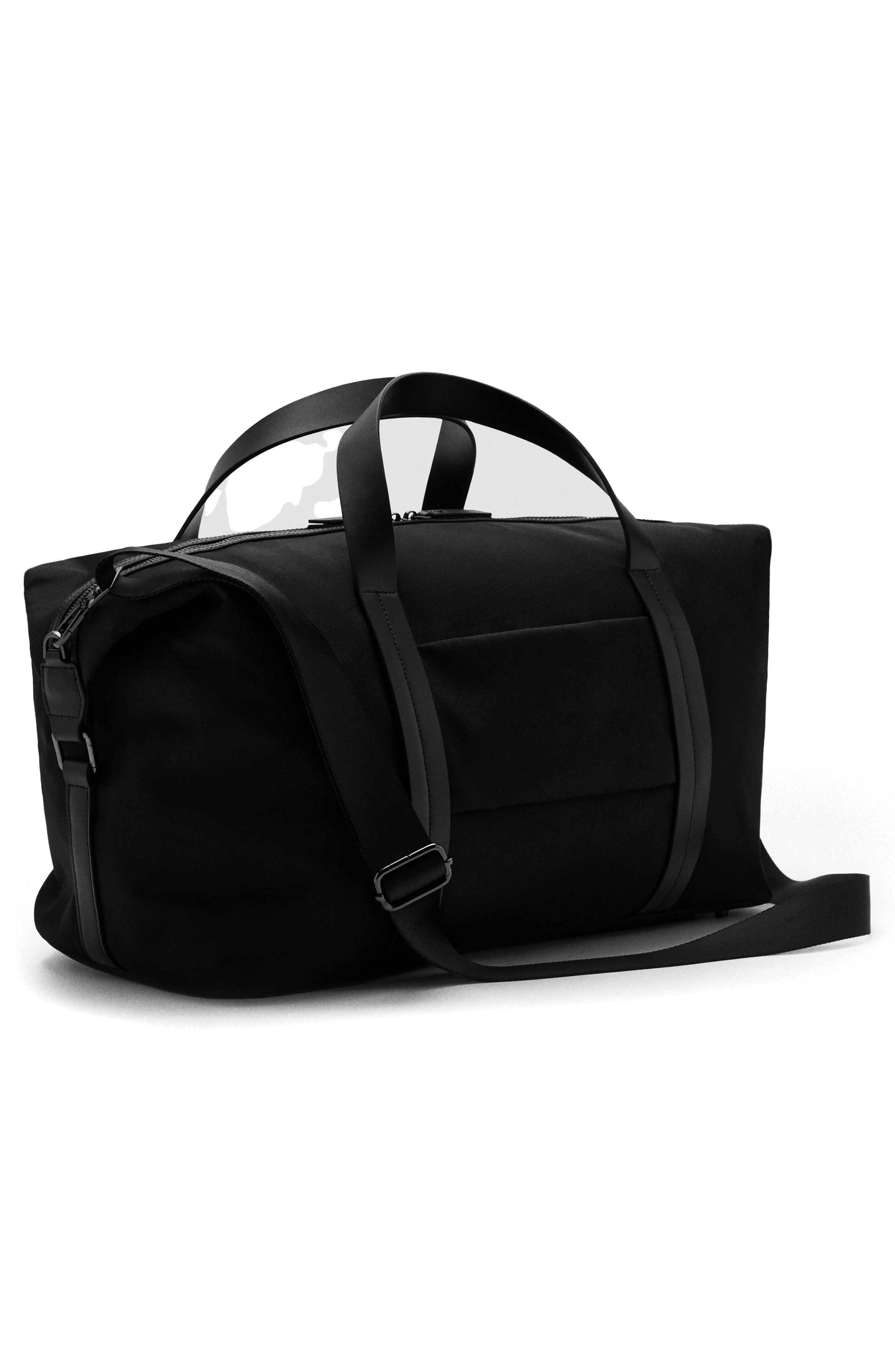 MANGO Bowling Handbag, Alternate, color, Black