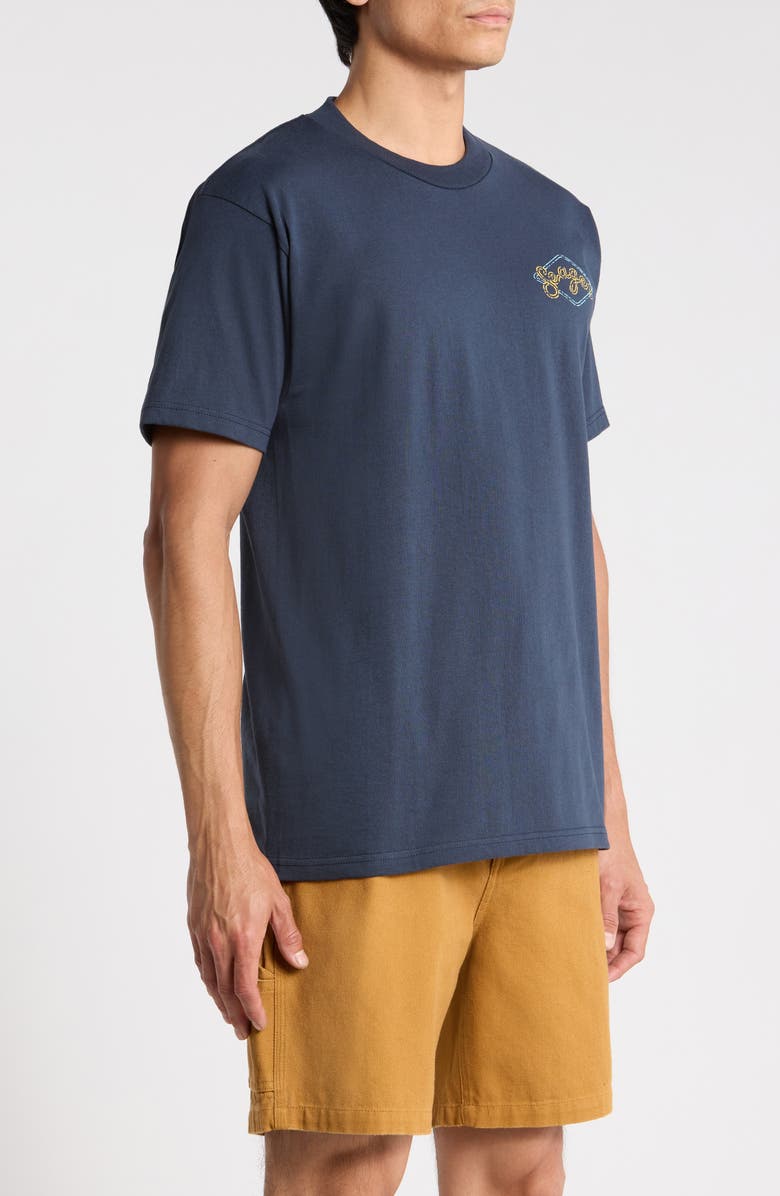 Seager Co Honky Tonk Cotton Graphic T-Shirt, Alternate, color, Navy