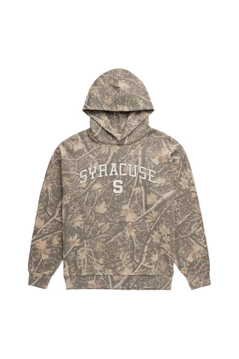 Men's Uscape Apparel  Camo Syracuse Orange Back Bay Fleece Hoodie, Main, color, Camo