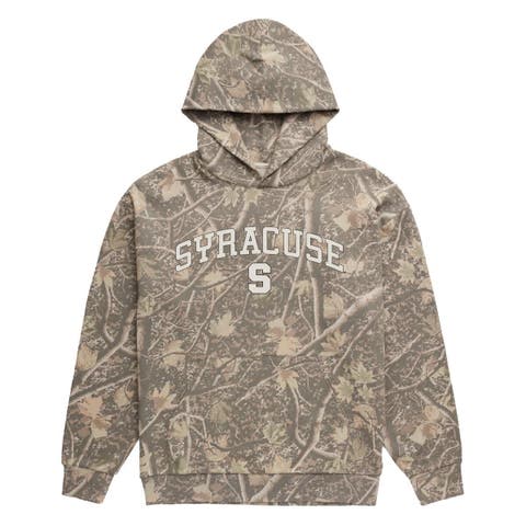 Men's Uscape Apparel  Camo Syracuse Orange Back Bay Fleece Hoodie