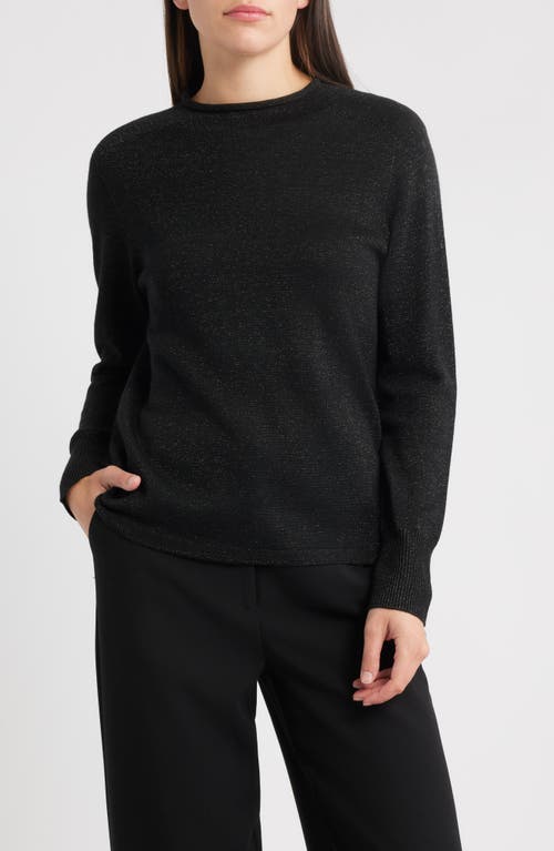 Kobi Halperin Lisa Metallic Sweater In Black
