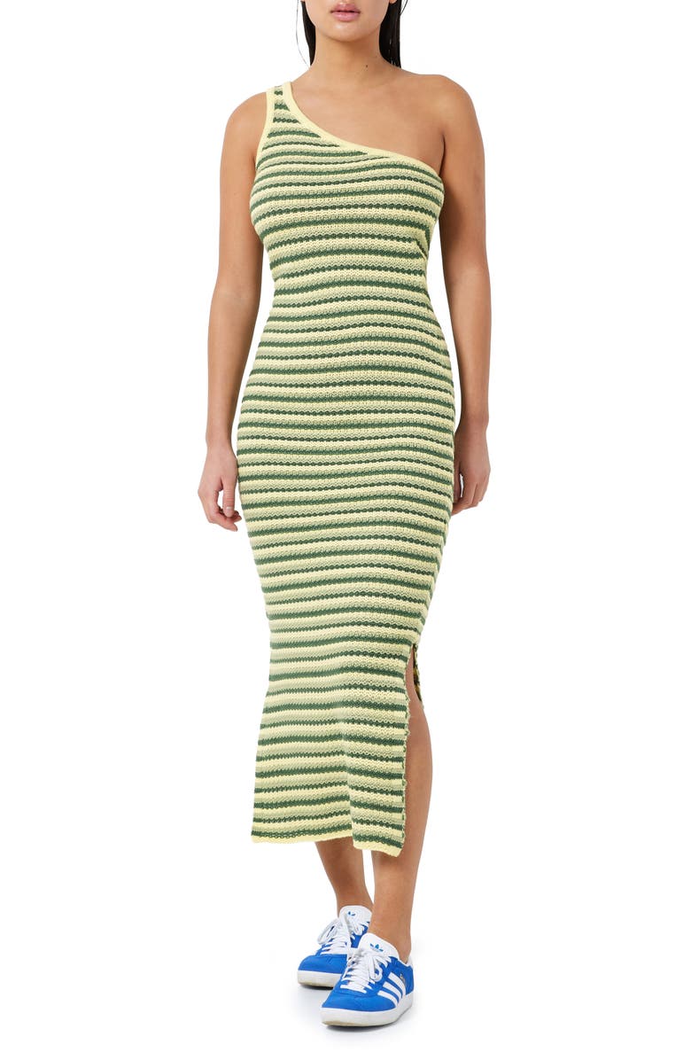 Noisy may Dee One-Shoulder Knit Maxi Dress, Main, color, 