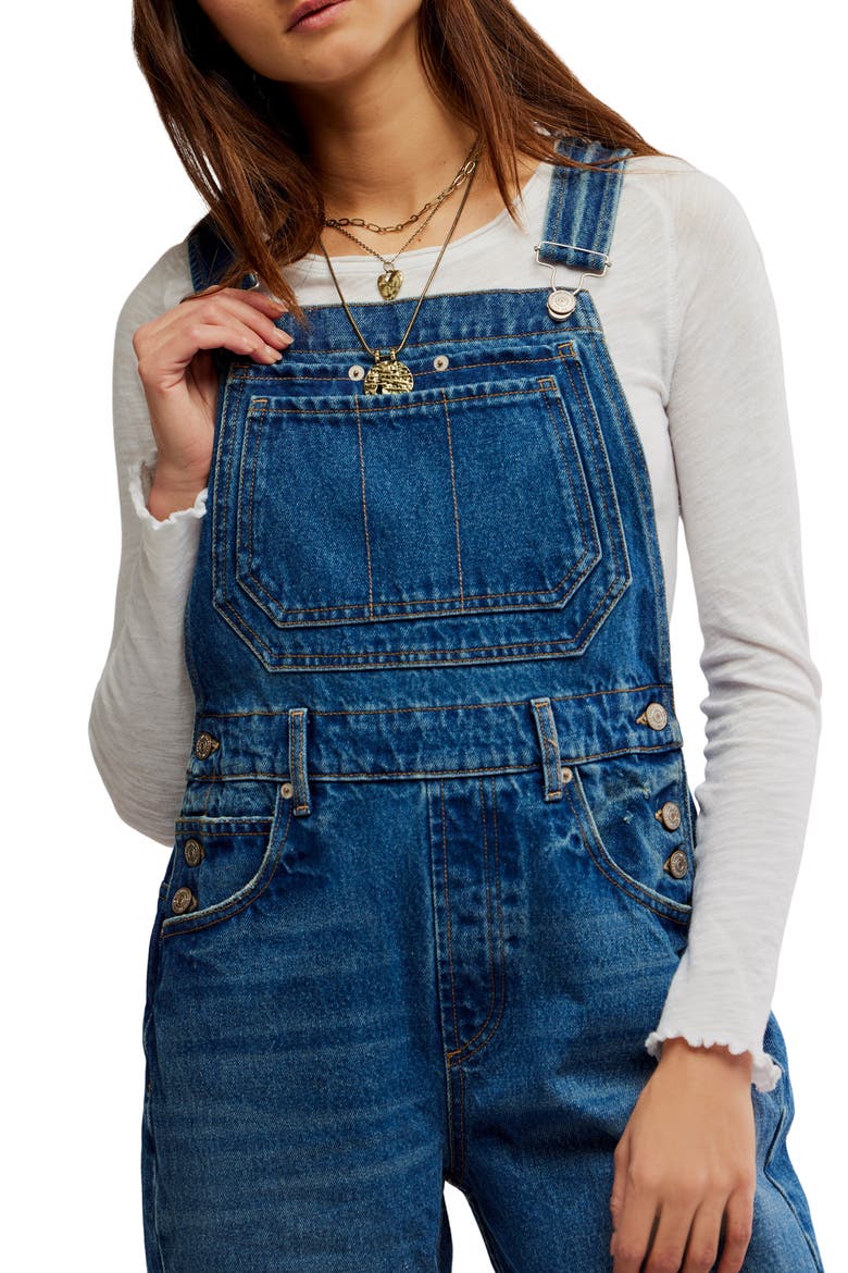 Deep Trance Denim Overalls, Alternate, color, REVERIE