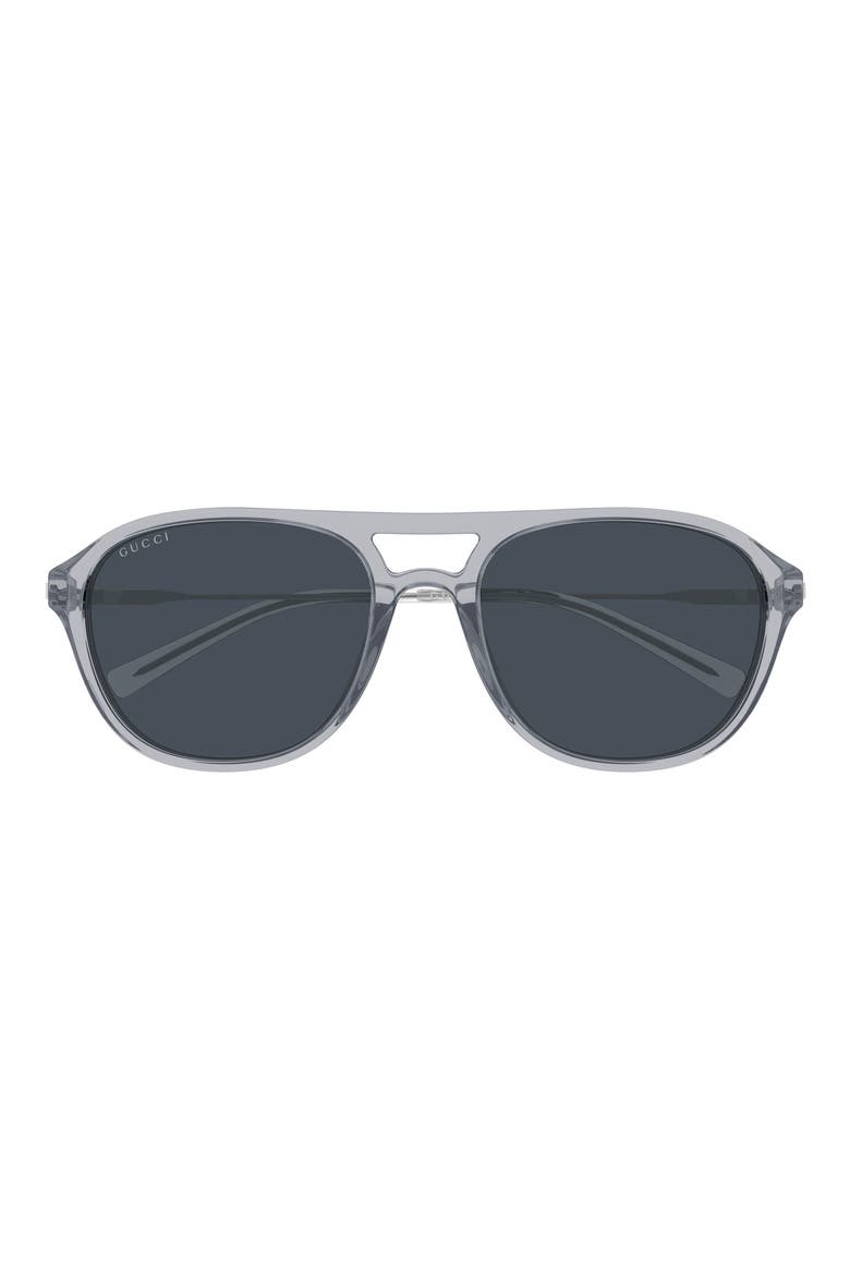GG2254SK 57mm Polarized Gradient Navigator Sunglasses, Main, color, GREY