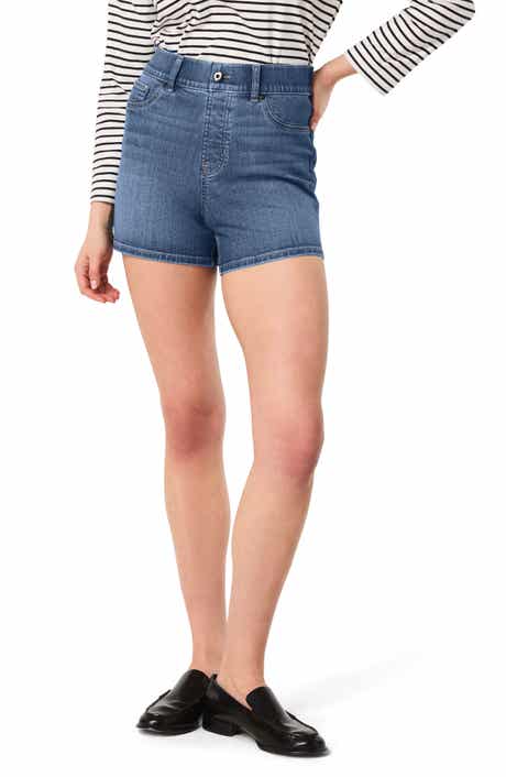 SPANX® Pull-On High Waist Denim Shorts