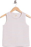 L'AGENCE Mikaela Striped Tank Top