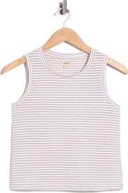 L'AGENCE Mikaela Striped Tank Top