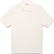 MANGO Ribbed Polo Sweater