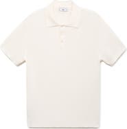 MANGO Ribbed Polo Sweater