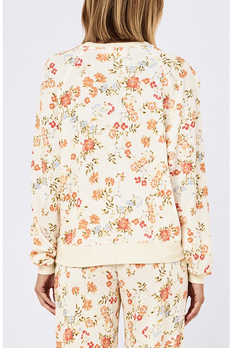 Floral Cotton Sleep Top, Alternate, color, AMBER FLORAL