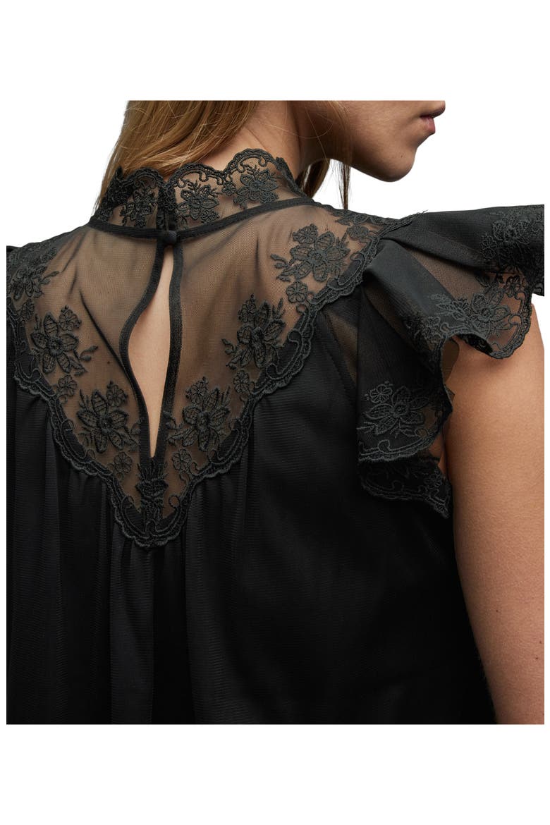 Azura Lace Top, Alternate, color, BLACK