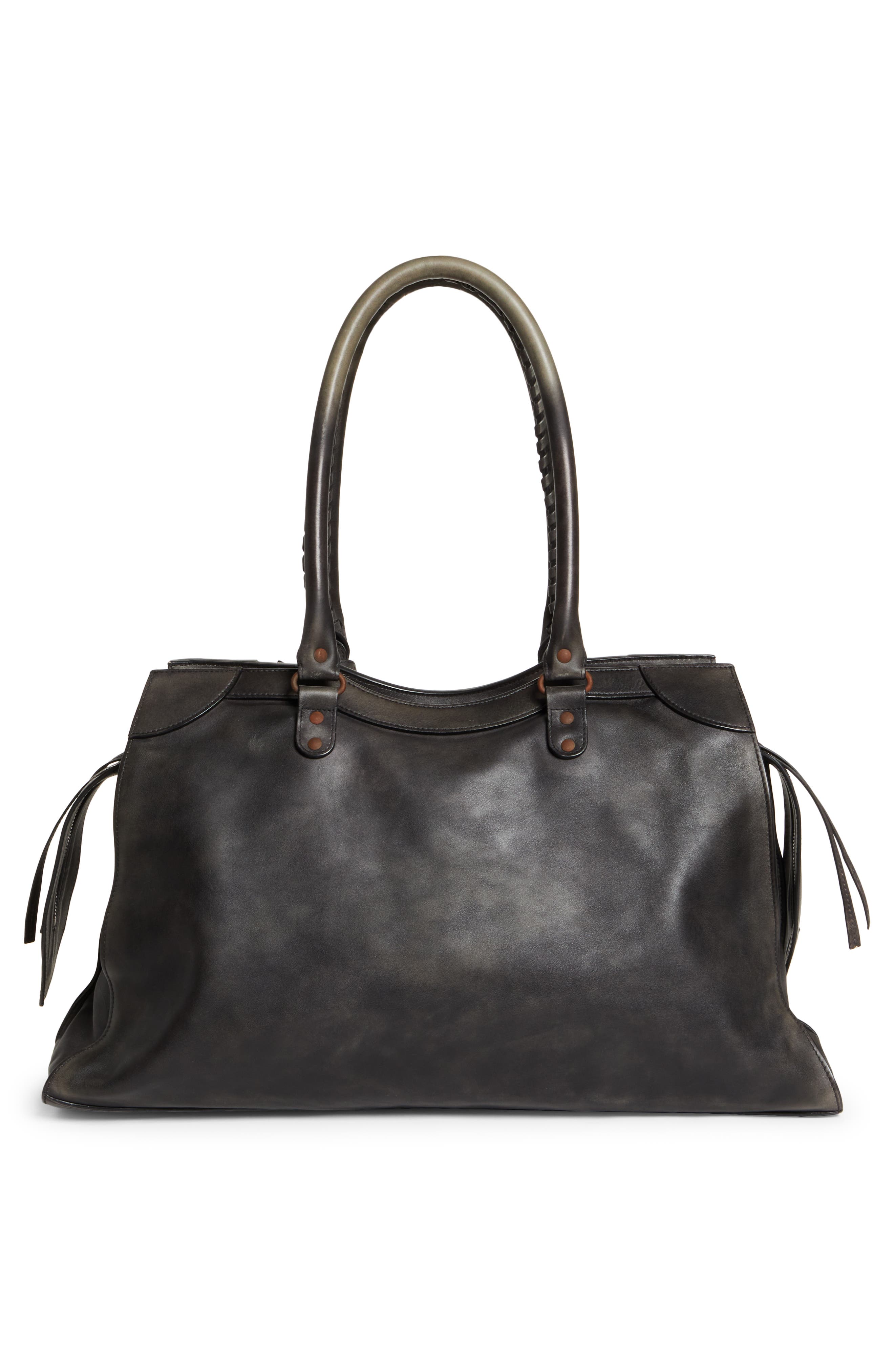 Balenciaga Neo Classic City Aged Leather Top Handle Bag, Alternate, color, 