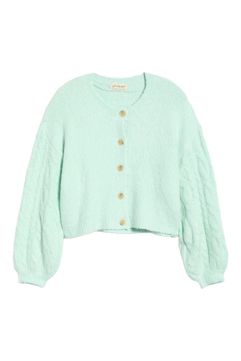 Thistle Knit Cardigan, Alternate, color, SALT AIR