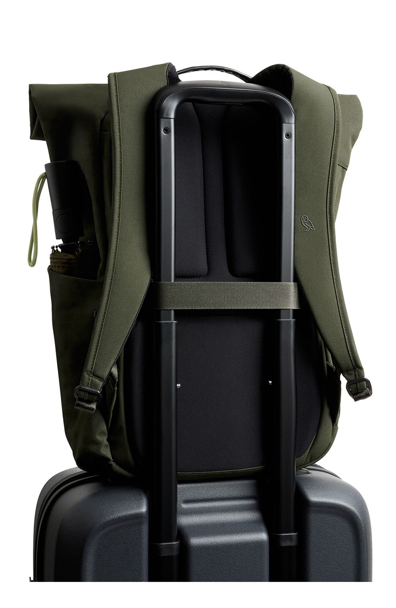 Classic Roll Top Water Resistant 16L Backpack, Alternate, color, OLIVE