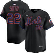 Nike Men's Nike Juan Soto Black New York Mets Alternate Limited Player Jersey