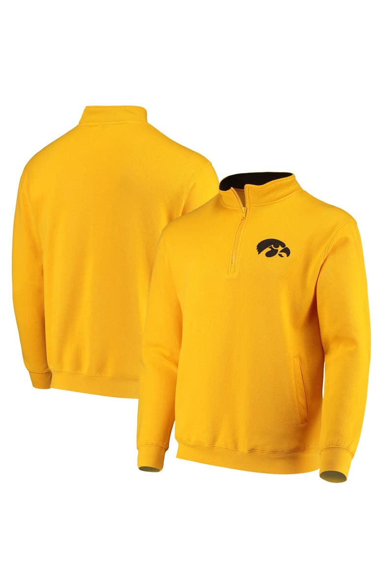 COLOSSEUM Men's Colosseum Gold Iowa Hawkeyes Tortugas Logo Quarter-Zip Jacket, Main, color, Gold