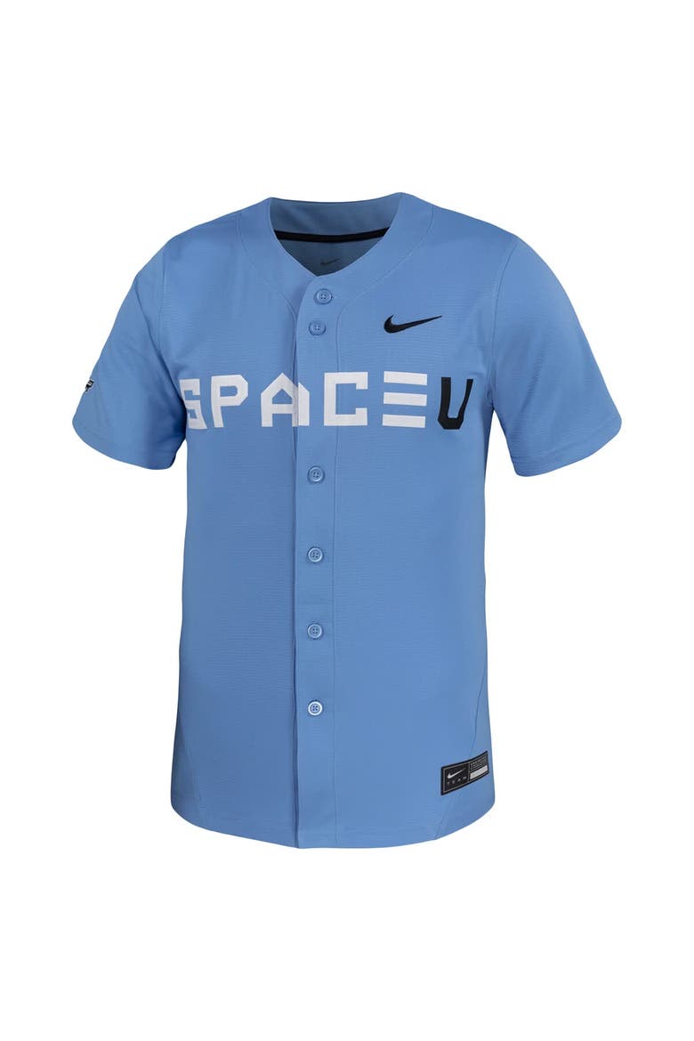 Men's Nike Light Blue UCF Knights Replica Baseball Jersey, Alternate, color, Light Blue