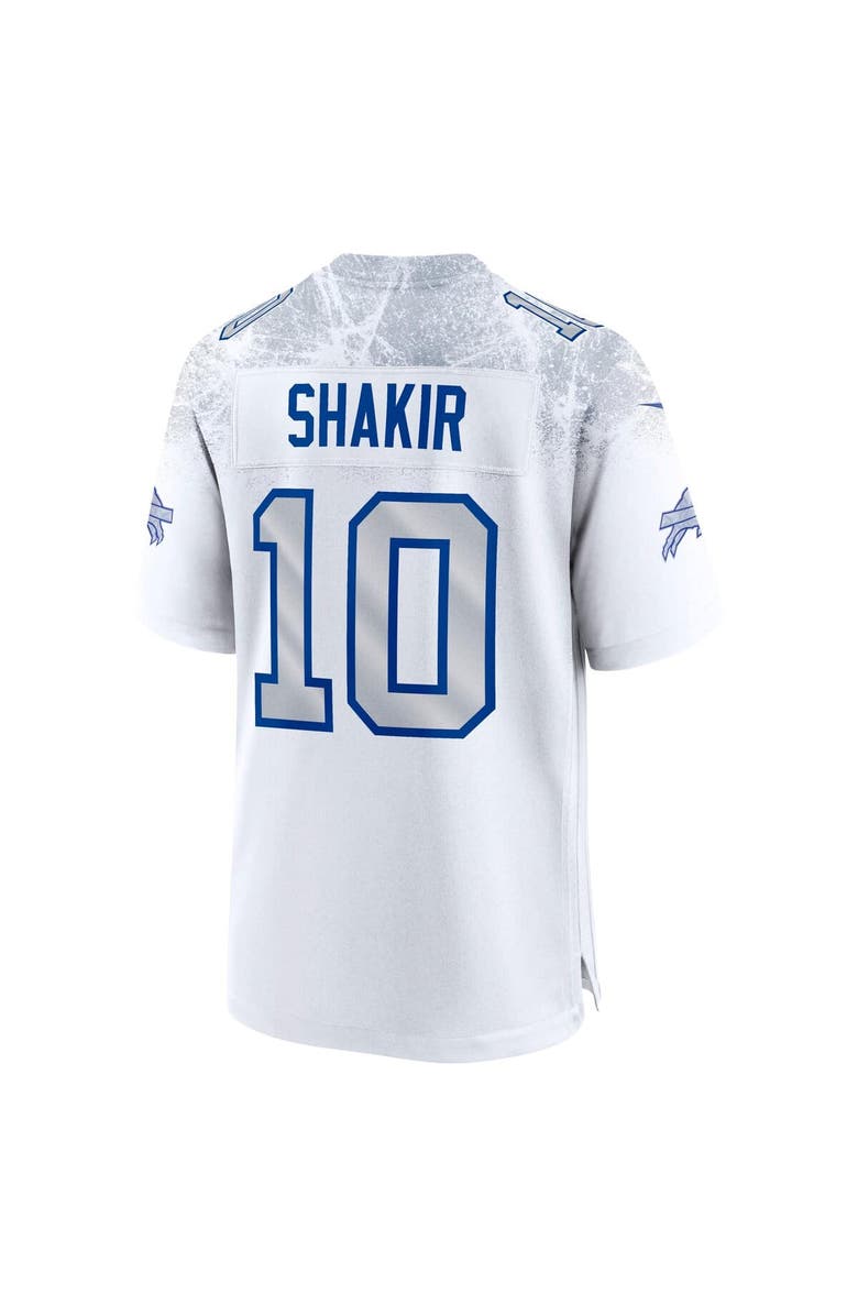Nike Men's Nike Khalil Shakir White Buffalo Bills 2025 Rivalries Collection Game Jersey, Alternate, color, White