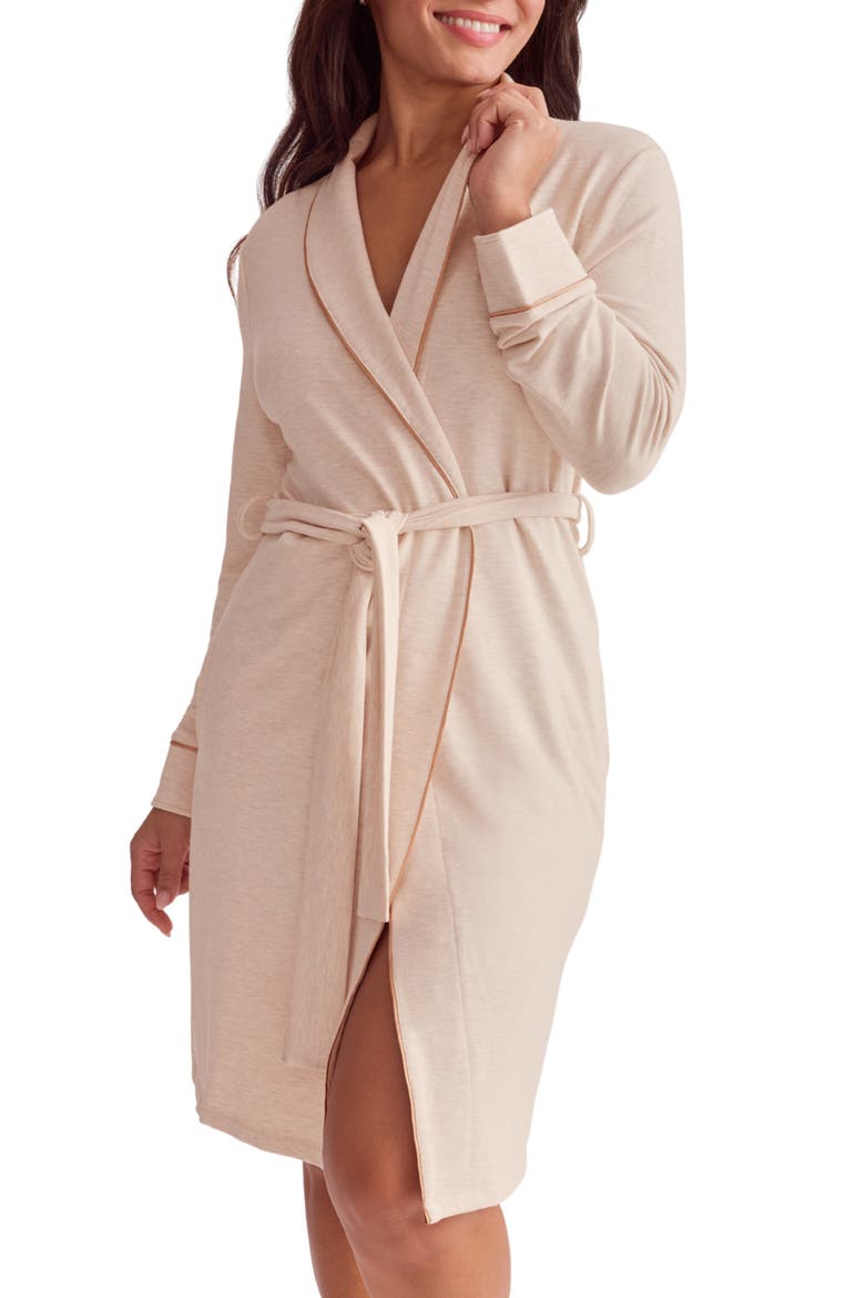 Golden Hour Robe, Main, color, HONEY OAT/ ROSE GOLD
