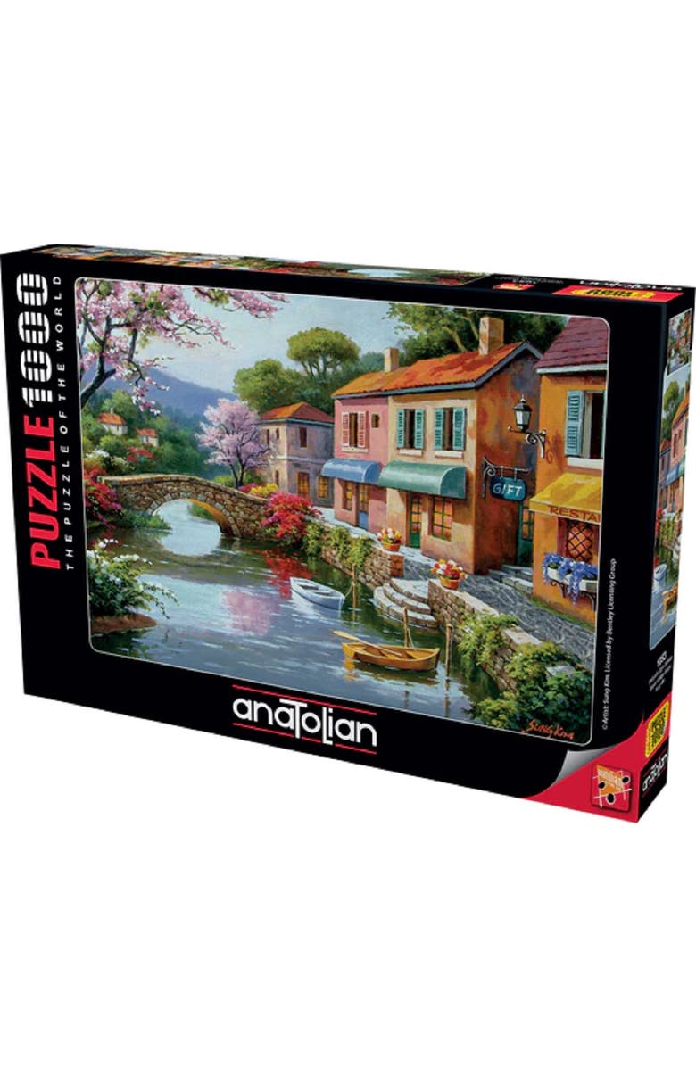 Anatolian Quaint Village Shops 1000 piece Jigsaw Puzzle for Adults, Main, color, Multicolor