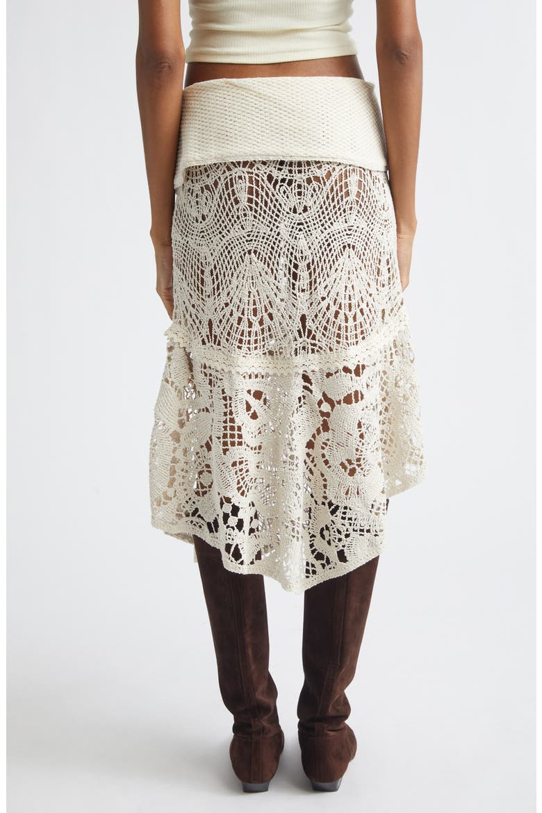 Rita Lace Cover-Up Skirt, Alternate, color, ECRU