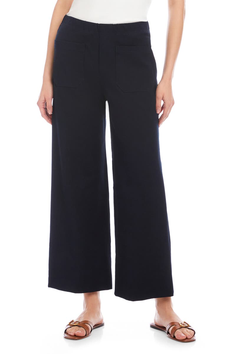 FIFTEEN TWENTY Celia Crop Pants, Main, color, Midnight Blue