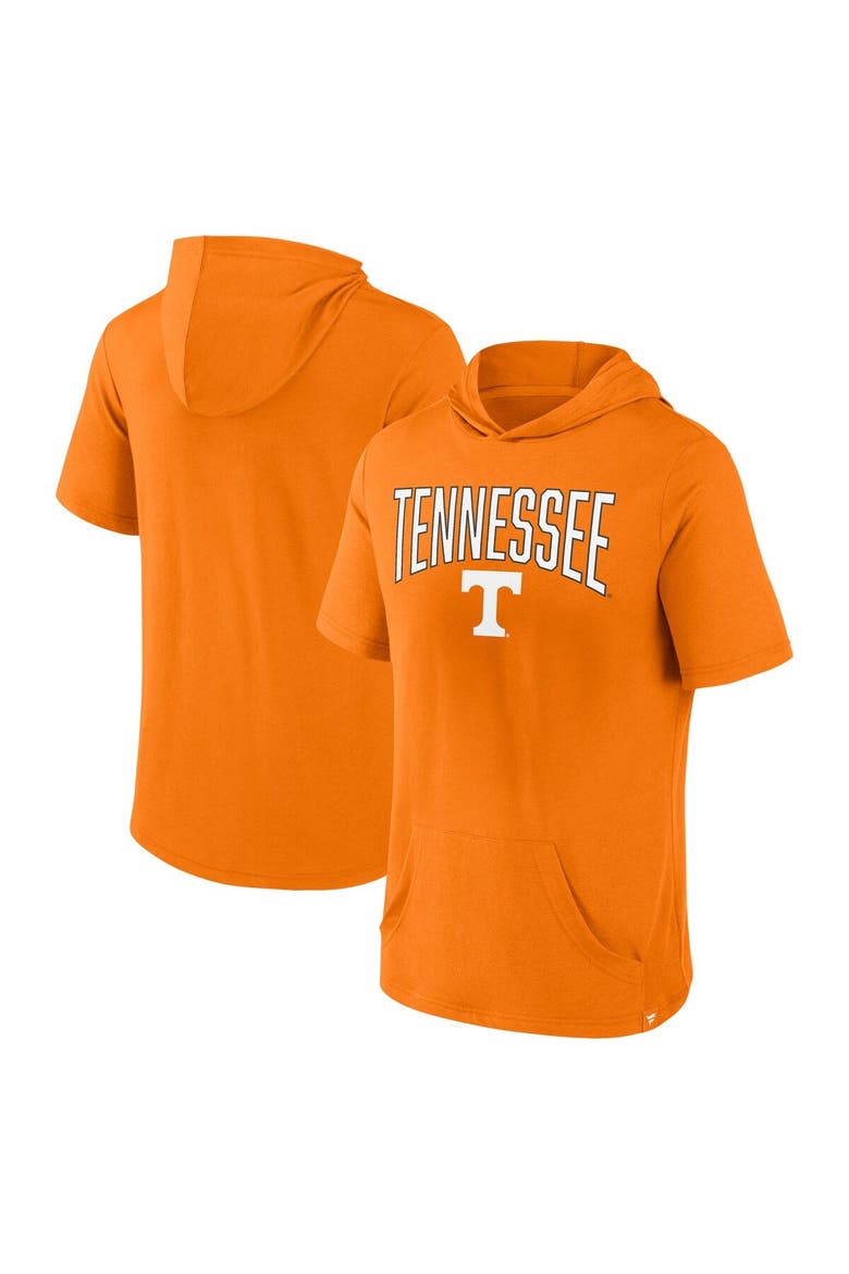 Men's Fanatics Branded Tennessee Orange Tennessee Volunteers Outline Lower Arch Hoodie T-Shirt, Alternate, color, Tennessee Orange