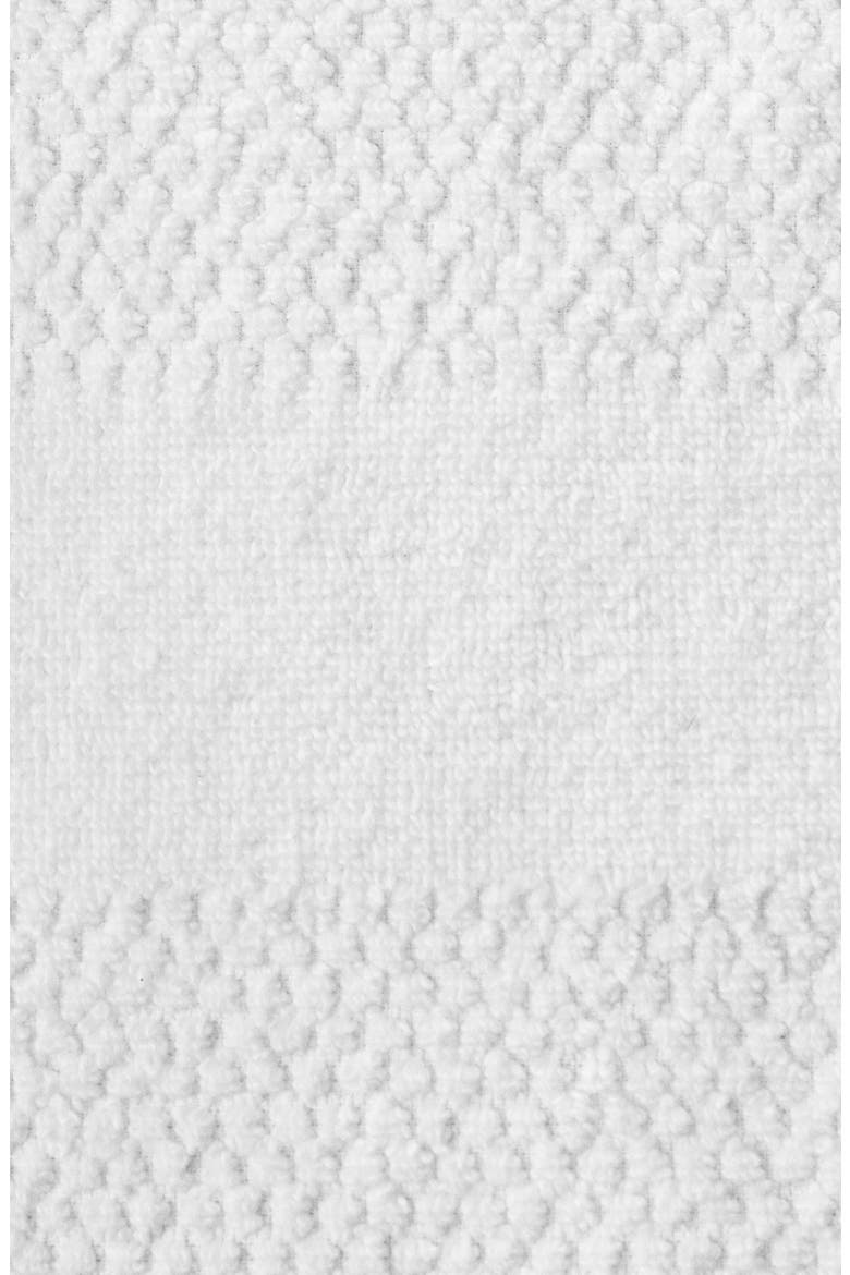 12-Pack Checker Texture Washcloths, Alternate, color, WHITE