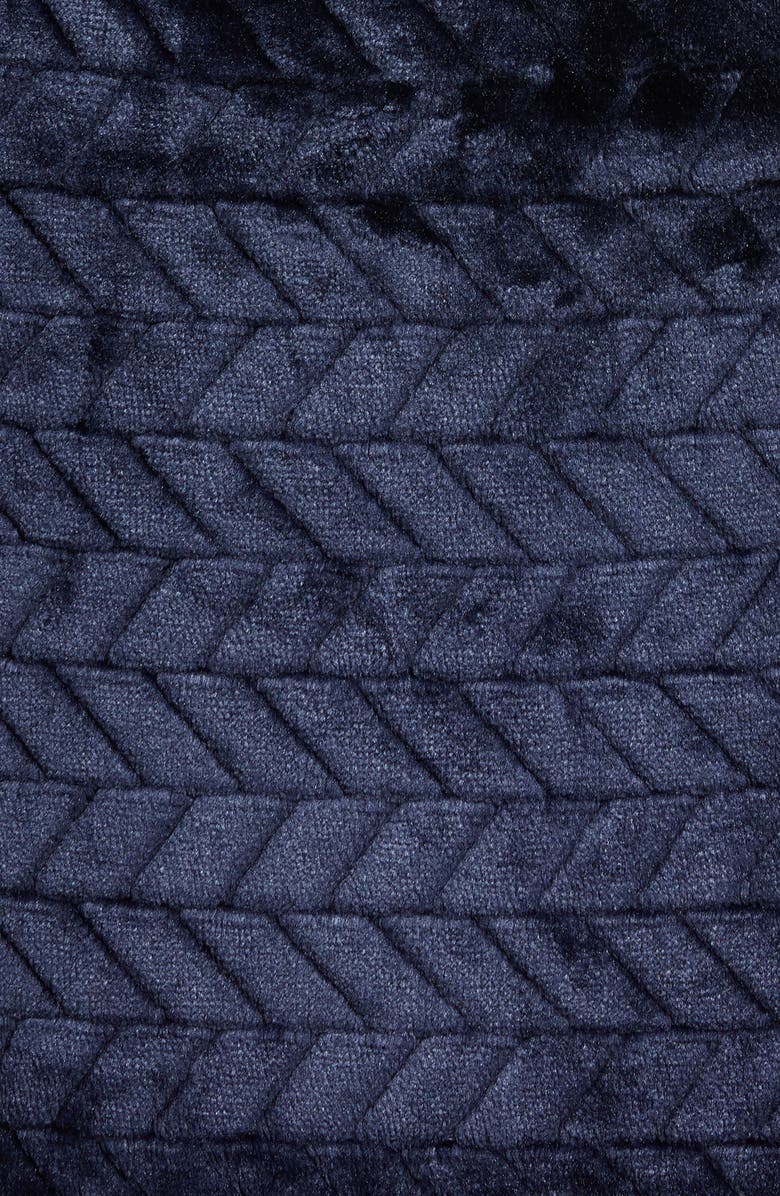 Honeydew Intimates Chilled Out Robe with Faux Fur Trim, Alternate, color, 