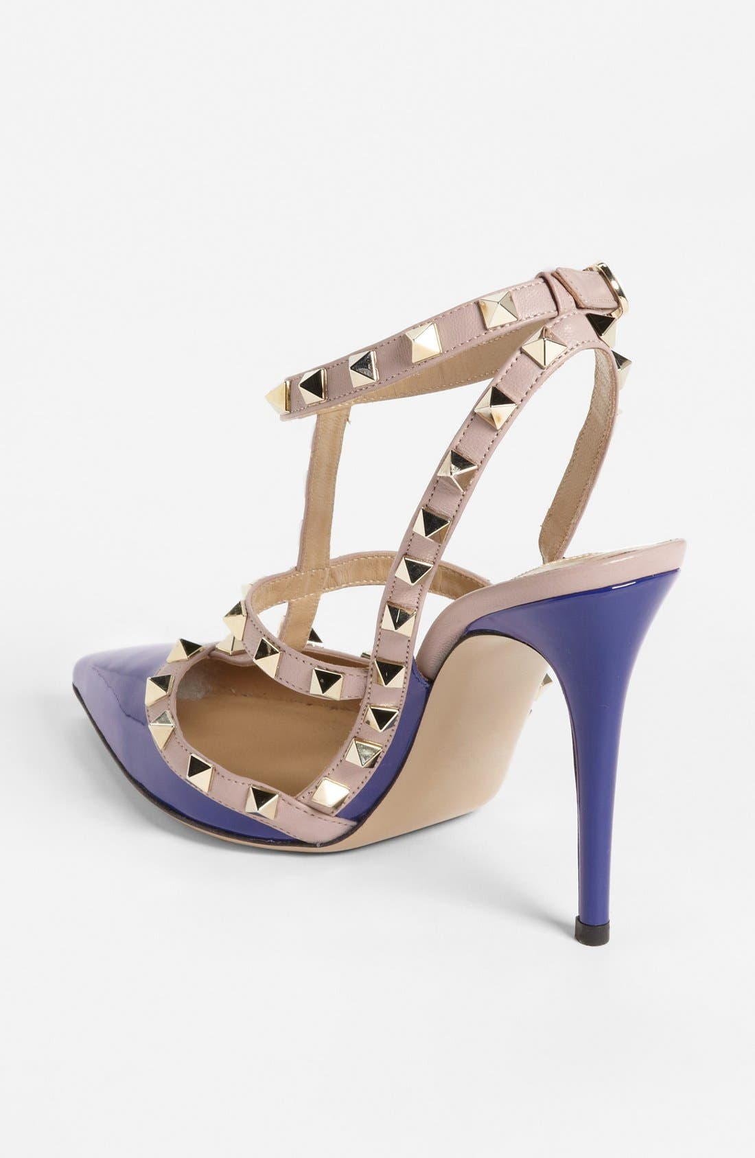 'Rockstud' Pump, Alternate, color, BLUE