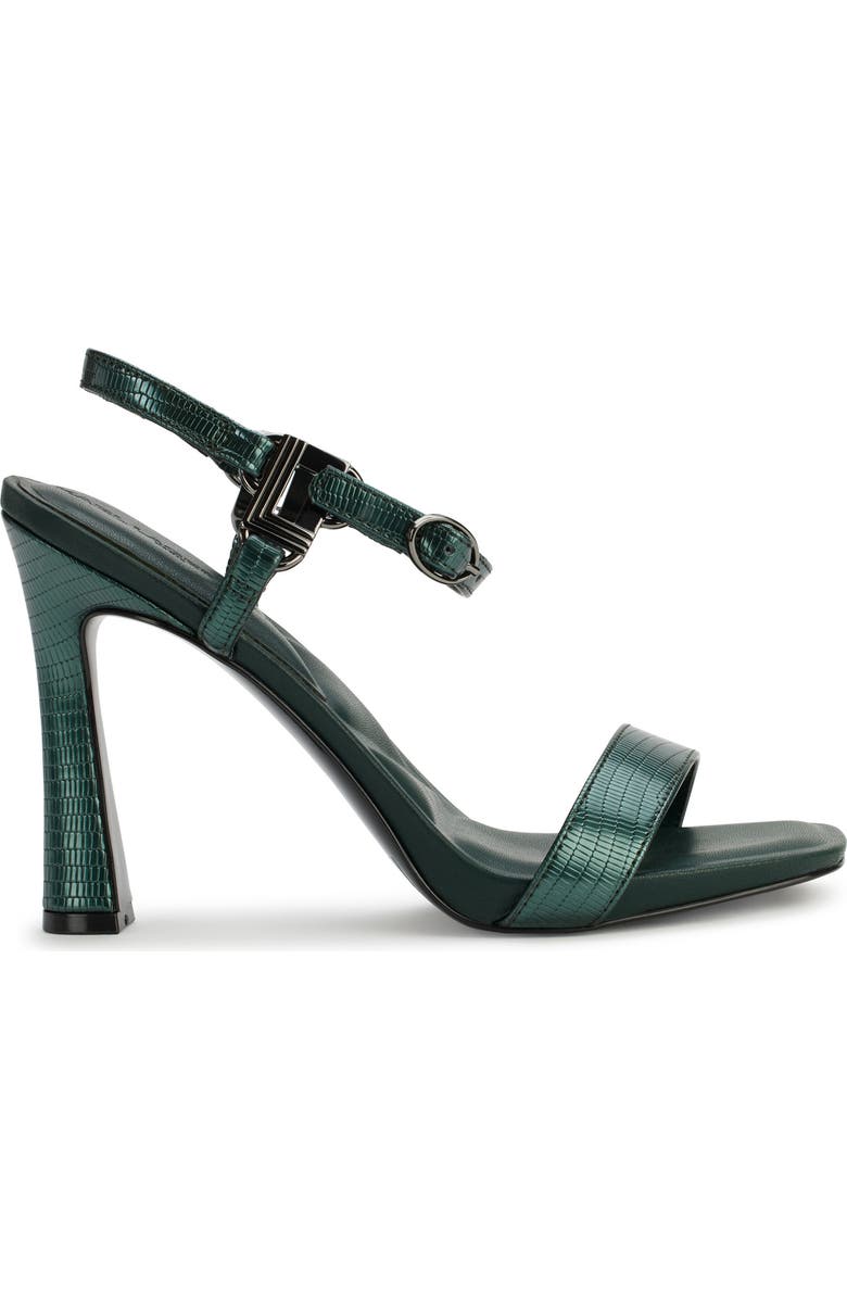 KARL LAGERFELD PARIS Cybil Ankle Strap Sandal, Alternate, color, Forest Green
