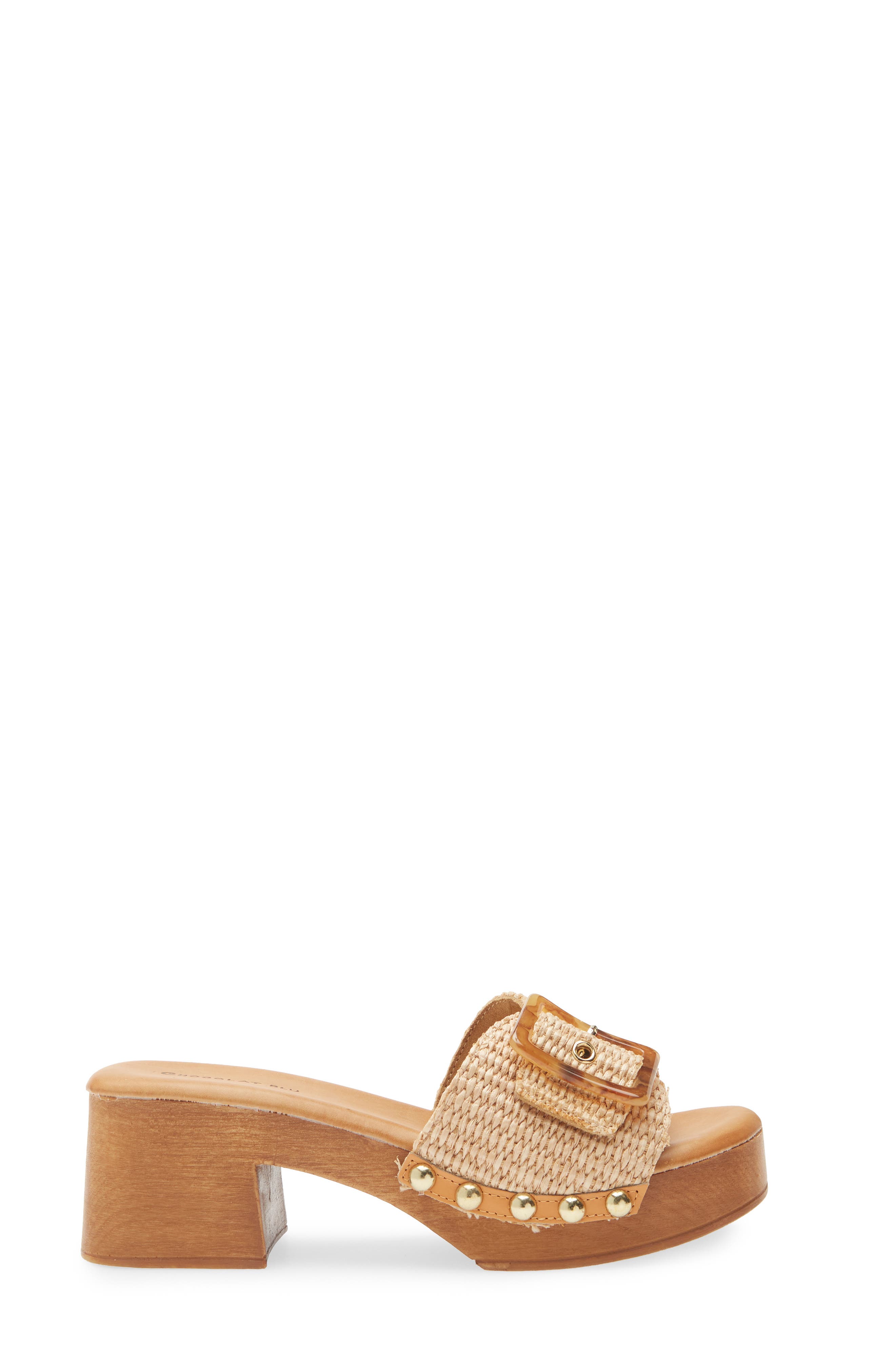 Chocolat Blu Lari Platform Sandal, Alternate, color, Natural Raffia