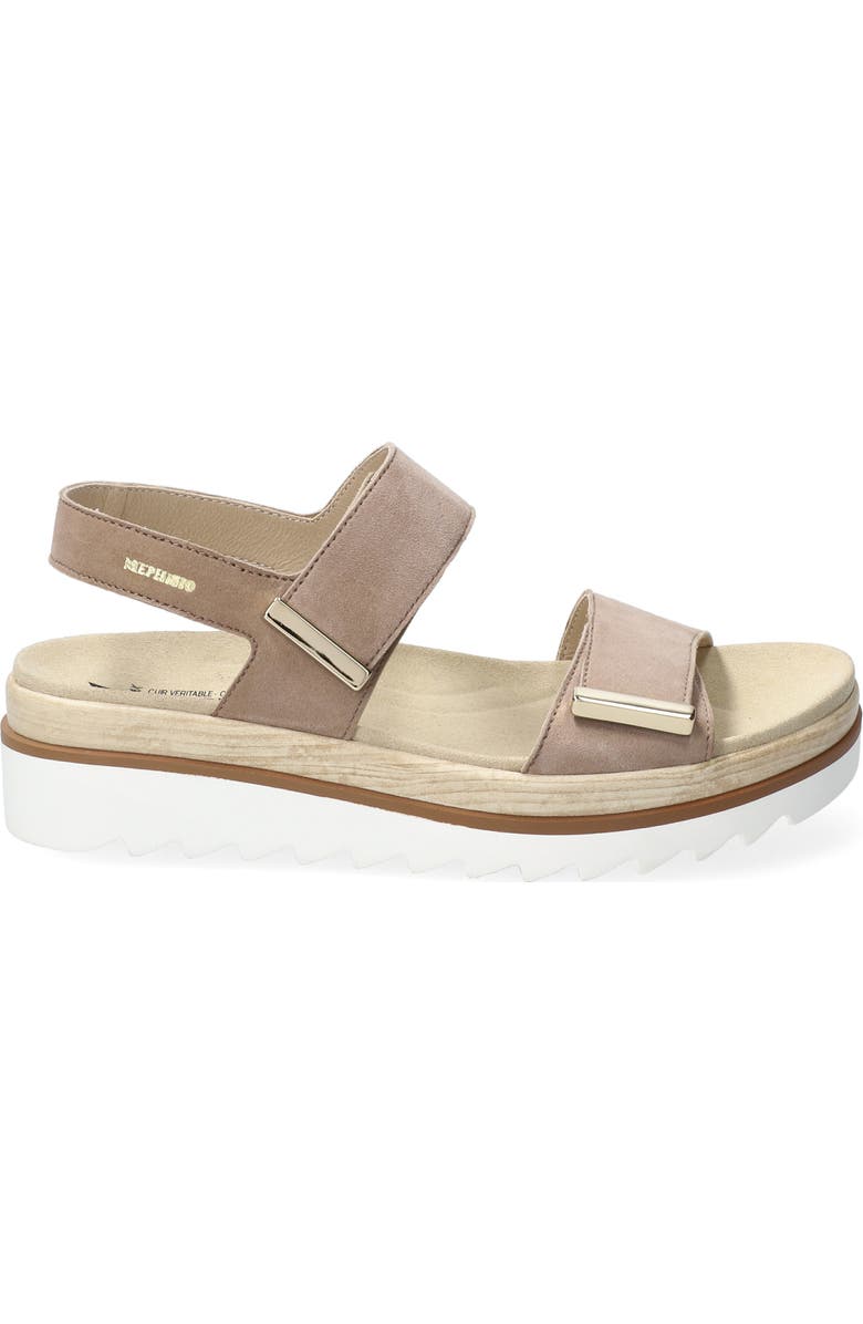 Mephisto Dominica Platform Sandal, Alternate, color, Light Taupe Velsport