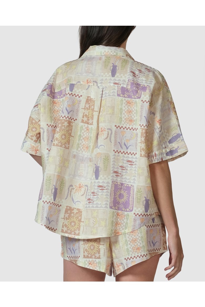 Tropez Shirt, Alternate, color, Soleil