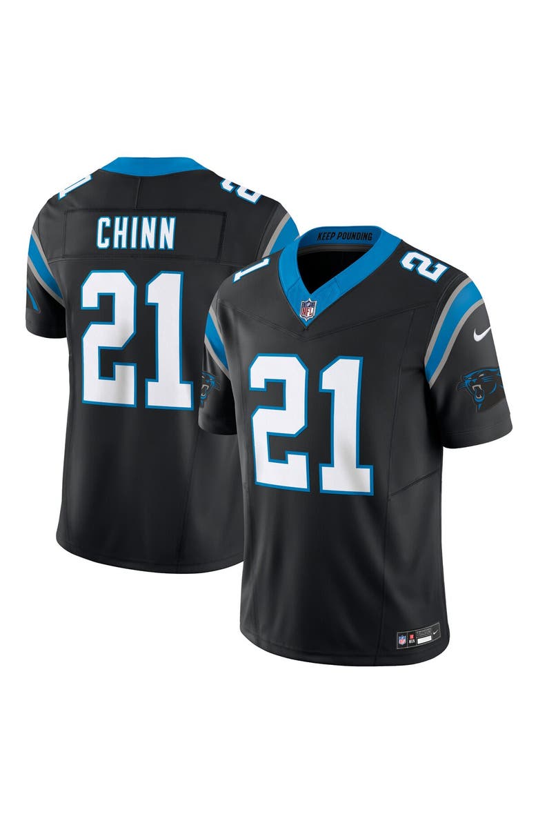 Nike Men's Nike Jeremy Chinn Black Carolina Panthers Vapor F.U.S.E. Limited Jersey, Main, color,