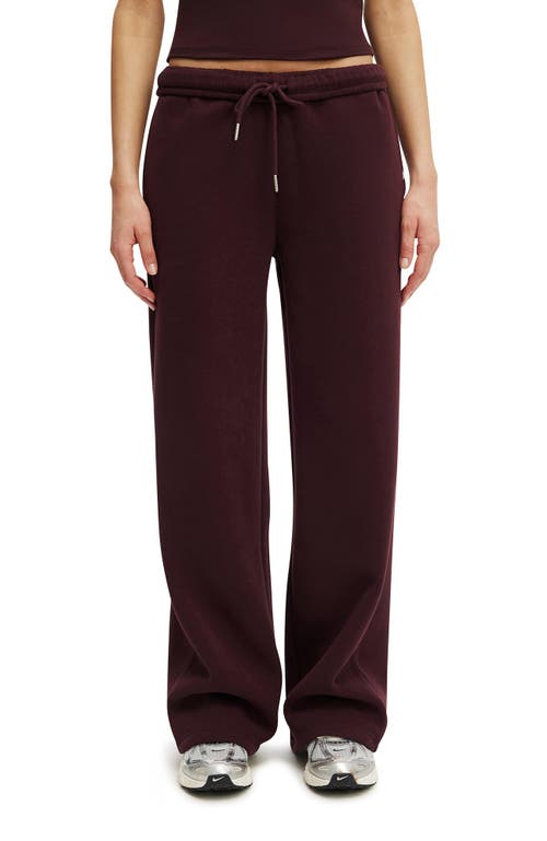 Cotton On Body Active Plush Essential Straight Leg Sweatpant