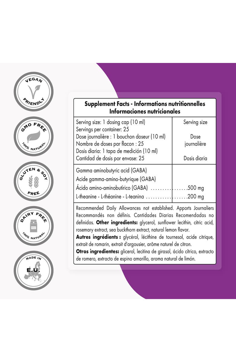 SuperSmart Liposomal GABA 500mg per Day, Alternate, color, NO COLOR