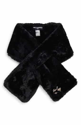 Faux Fur Pull Thru Scarf
